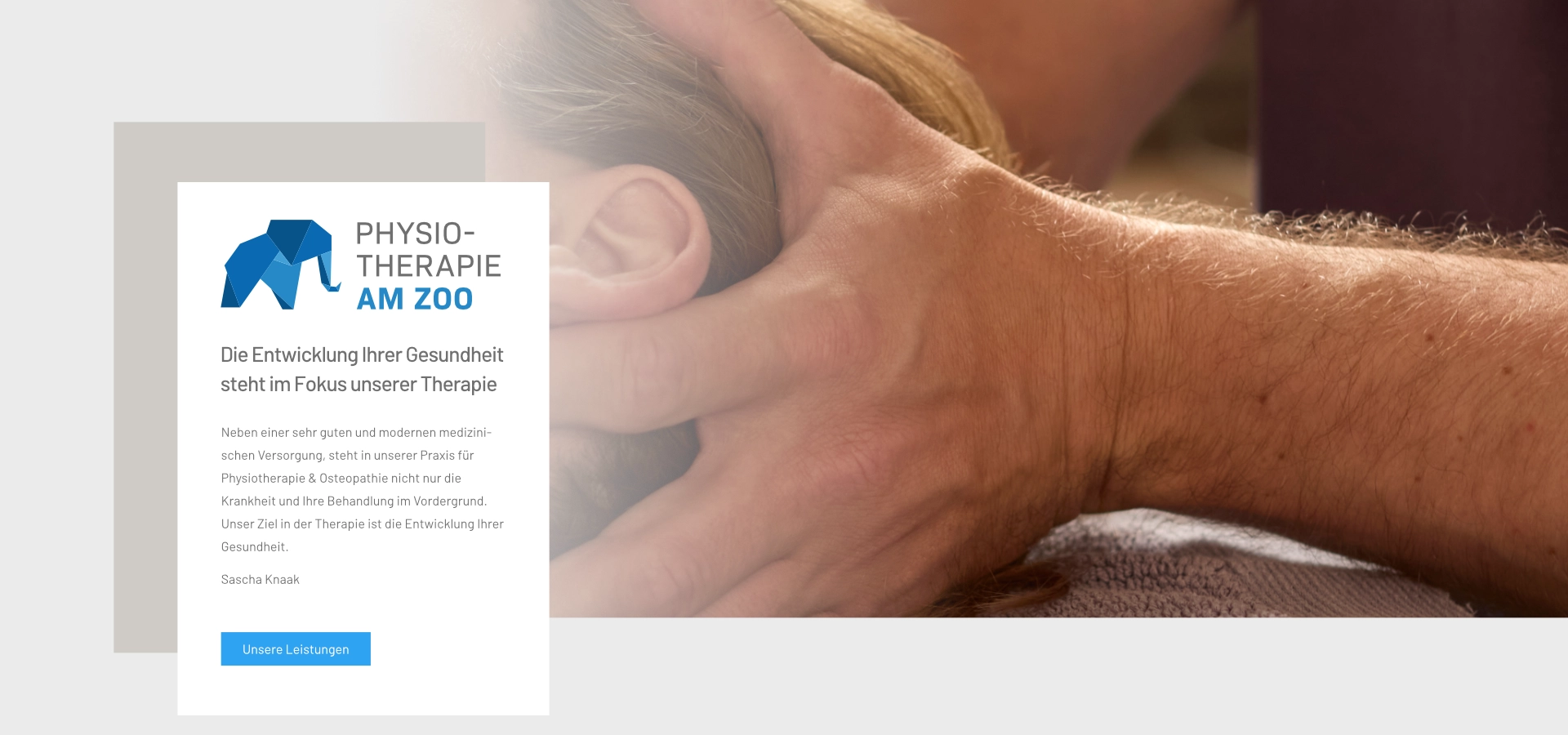 Physiotherapie am Zoo